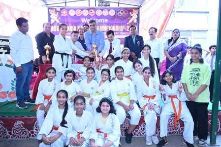 Players showed their talent in Karate competition