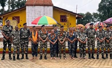 Discussion on many points including encroachment on no man's land