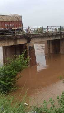 In 24 hours, the water level of Ghaggar increased from 4150 cusecs to 14600
