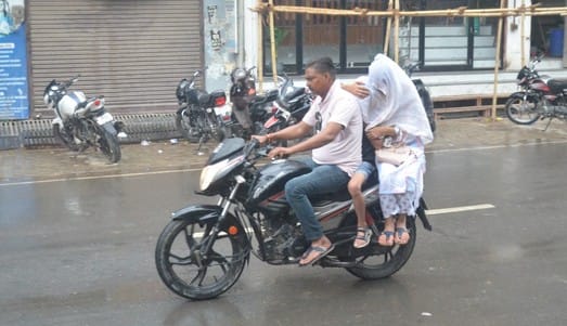 Drizzle brought down the maximum temperature, relief from heat
