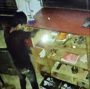 Thieves stole liquor bottles and Rs 2 lakh cash