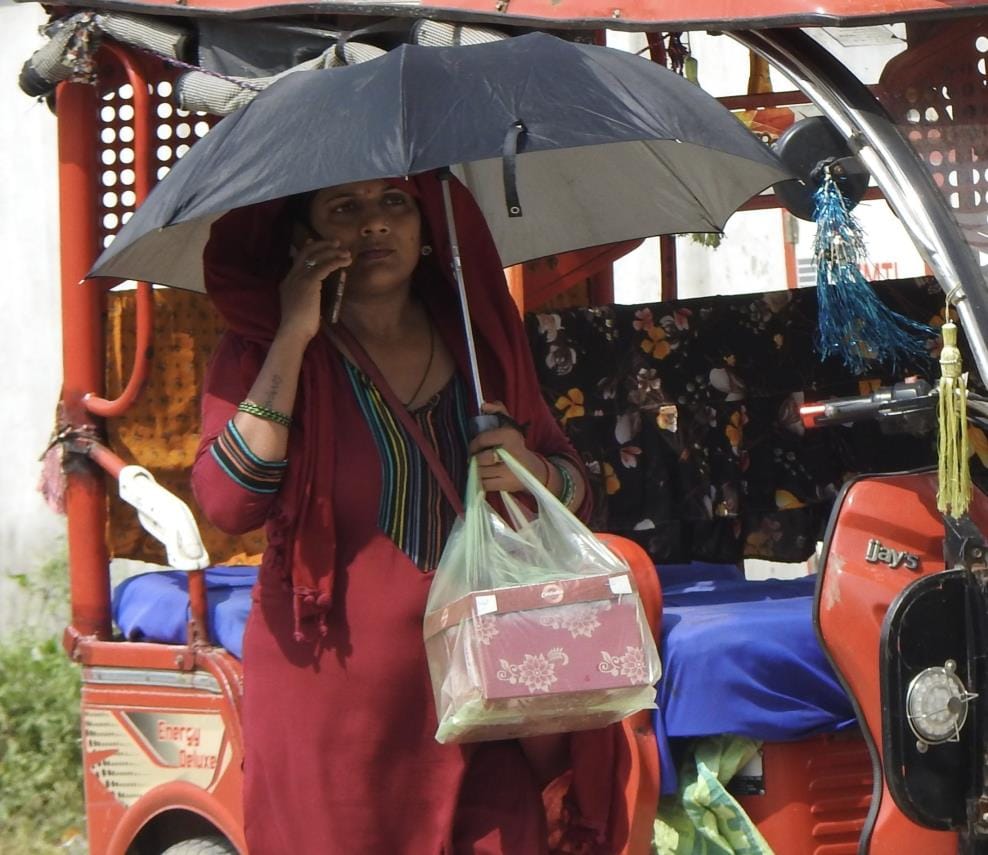 The maximum temperature increased by two degrees, the humidity increased