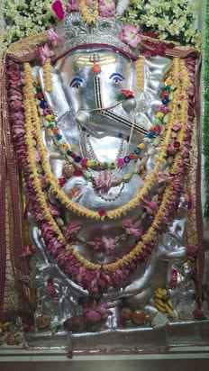 The only temple in the country where Mahaganapati is seated with his family