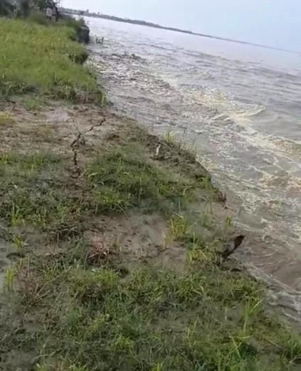 10 houses submerged in the river, Lodhanpurva and Bhushanpurva villages in danger