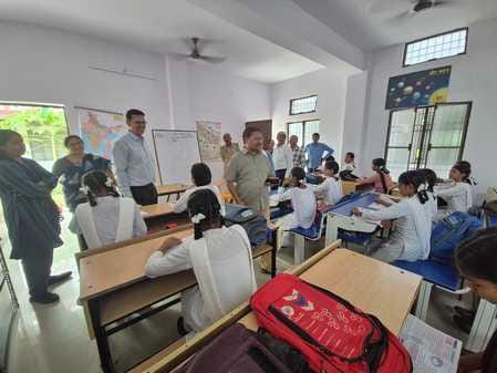 SDM investigated the reality of teaching and learning in Kasturba Gandhi Balika Vidyalaya