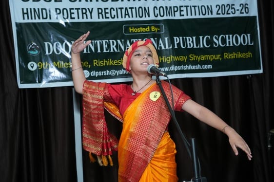 DSB won the poetry recitation competition