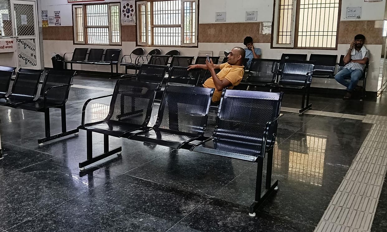Now patients will not have to sit on the floor waiting before treatment, the health department has purchased 10 benches.