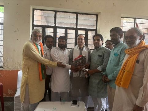Discussion on Seva Pakhwada in BJP Dharuhera Mandal Executive Meeting
