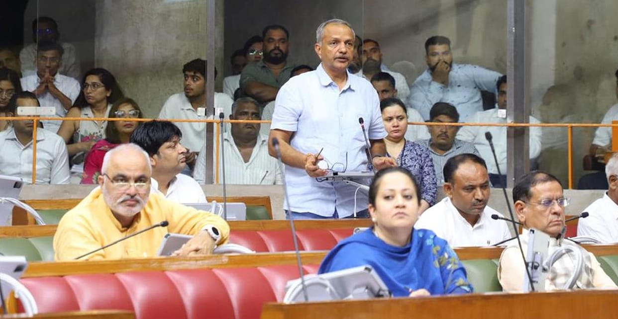 Echoing in the Assembly... MLA Sangwan raised issues of farmers, education, and development.