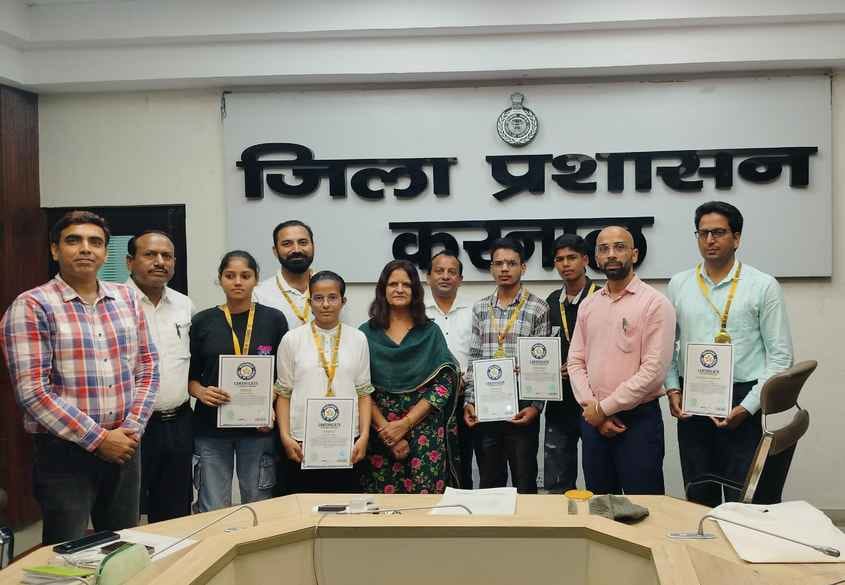 Sanjeev and Anjali made a record by climbing to a height of 16500 feet