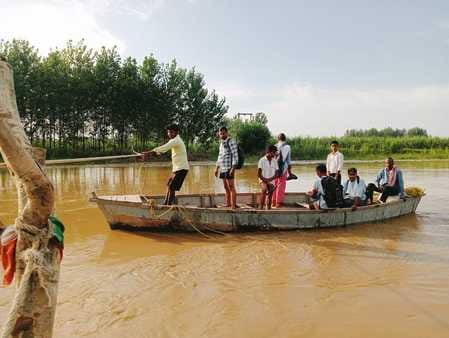 The water level decreased, Sherpur road got damaged up to 30