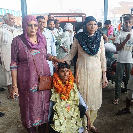 Harshil of Nacharkheda won gold and silver medal in archery