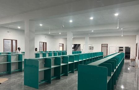 Library and Bhandara hall constructed in Nagdev temple of Ghoghariya village at a cost of Rs. 1.50 crore