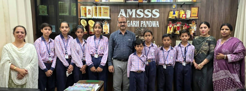 Aarohi School students won the block level competition