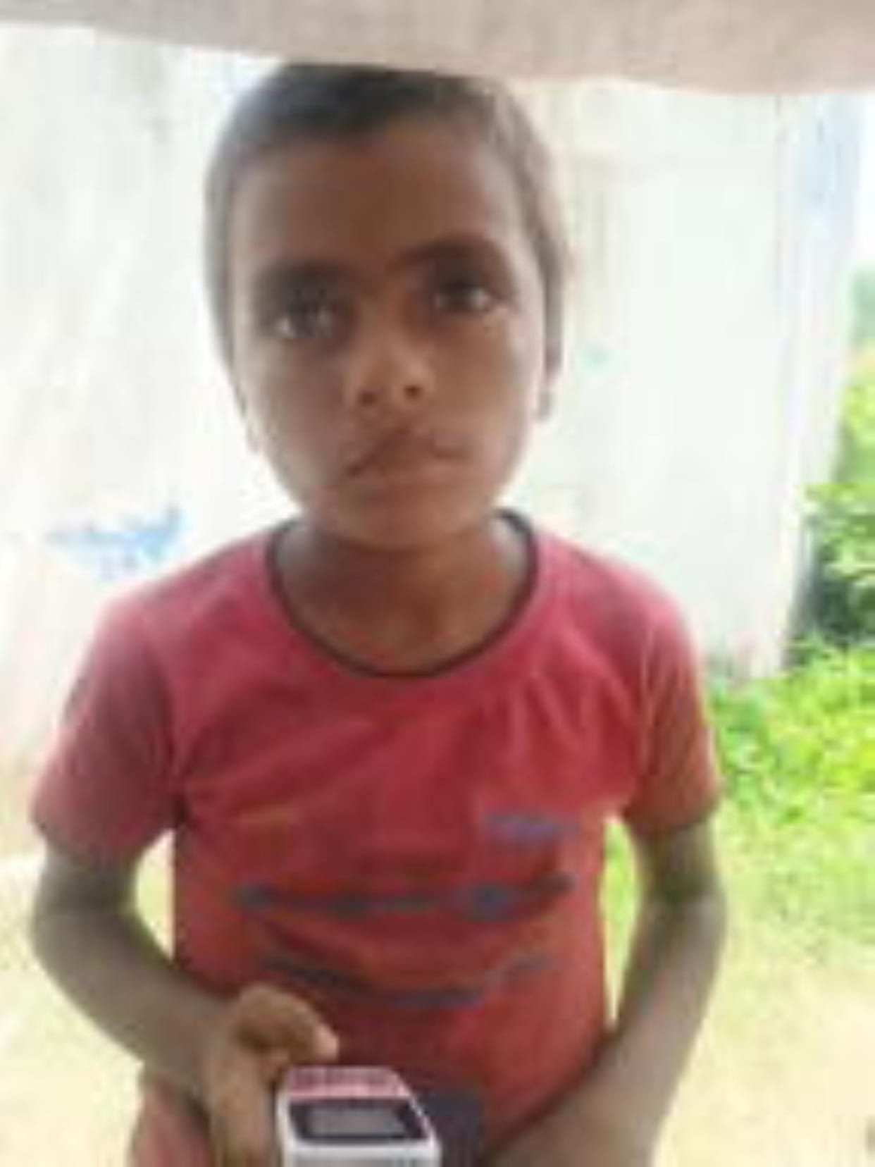 The innocent child was locked in a school room for 18 hours, the villagers took him out in the morning