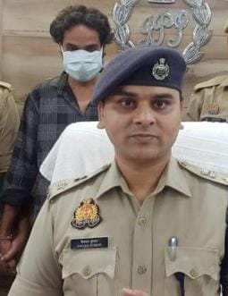 A vicious member of a cyber fraud gang was arrested from Lucknow