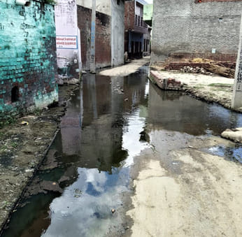 Waterlogging became a problem for the villagers of Ambiyapur