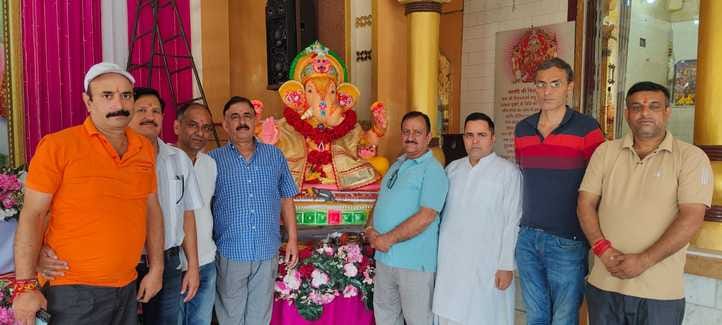 Ganesh festival was inaugurated with great pomp in Vishwakarma temple
