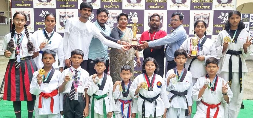 Won 11 medals in Taekwondo Championship, third place in the state