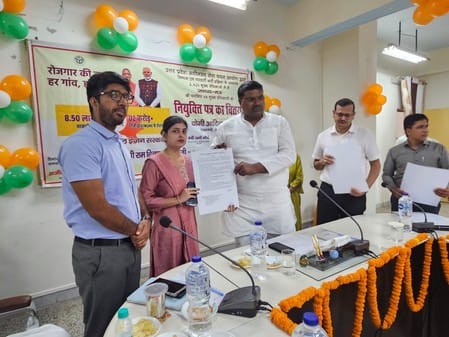 MLA gave appointment letters to 48 Anganwadi supervisors