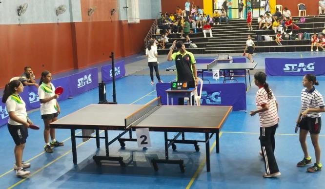 Players won matches in table tennis tournament