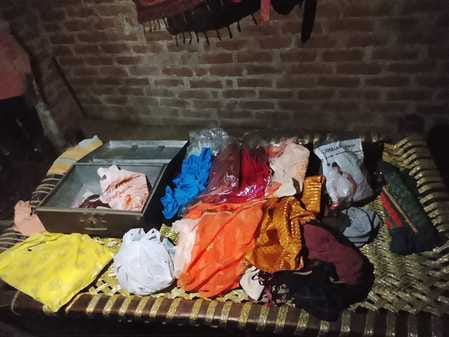 Thieves ransacked the house of a vegetable vendor