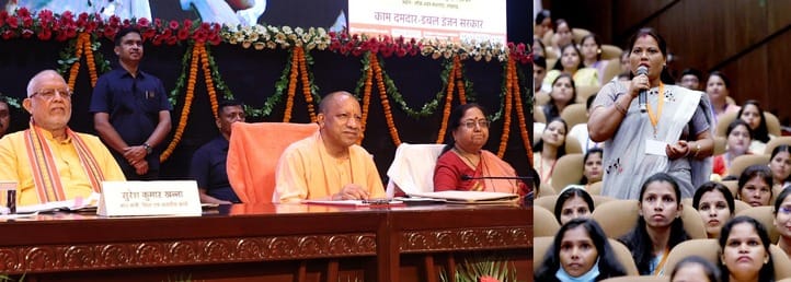 64 daughters of the district became chief sevikas, 11 from Tharu tribe