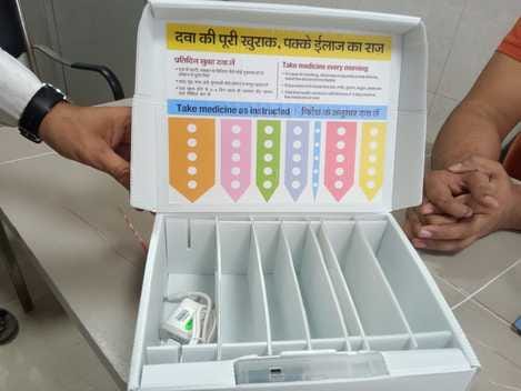 Ointment box will keep an eye on TB patients, information will reach the officer as soon as there is a mistake in the medicine