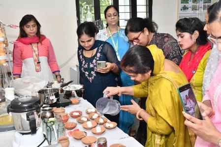 Training given on extracting aromatic oil from lemon grass
