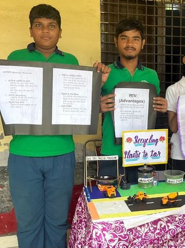 Block level science exhibition: Aman's model of Government High School Tundla first