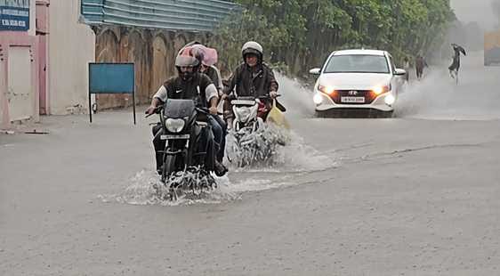 Rivers and streams are in spate, water entered many villages, chaos as houses are razed to the ground