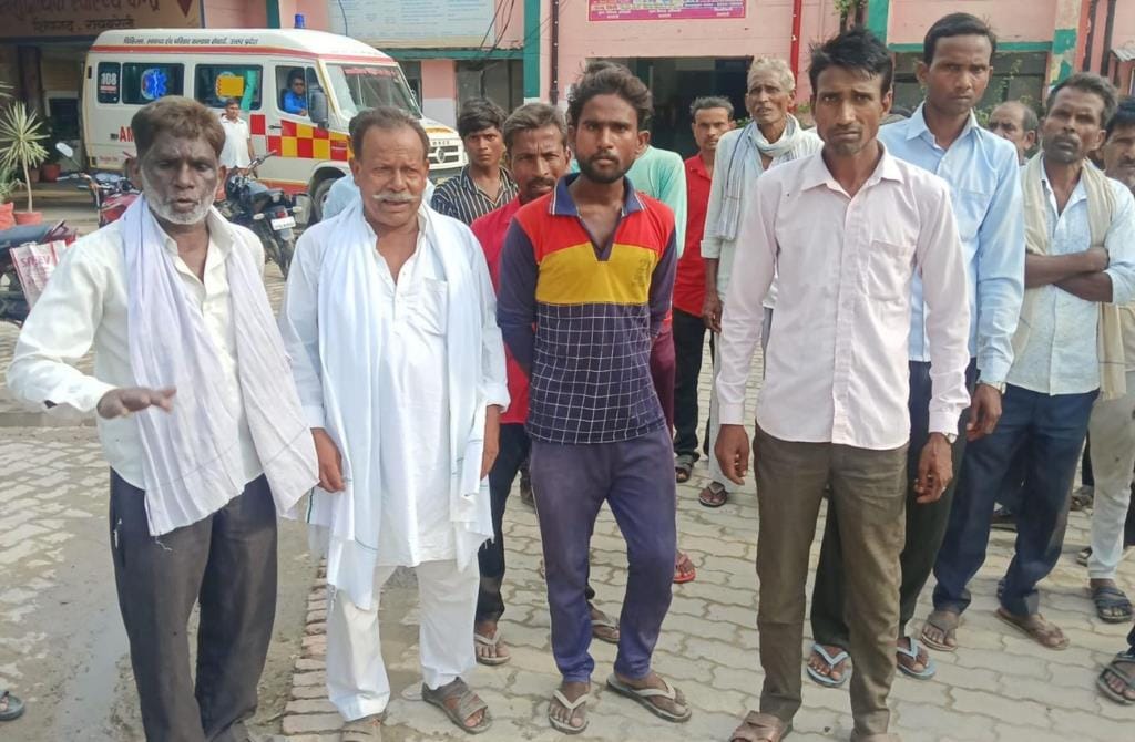 Mother and child died, family members created uproar