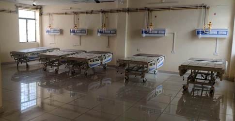 The new 42-bed ward has not been started even after 16 months