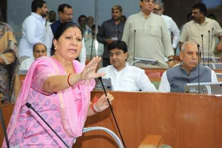 MLA Geeta raised the issue of making Matanhail a subdivision and Bahu village a sub-tehsil