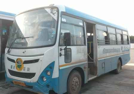 Roadways mini bus started for Beri from the city's general bus stand
