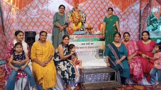 Worshiped by installing the idol of God