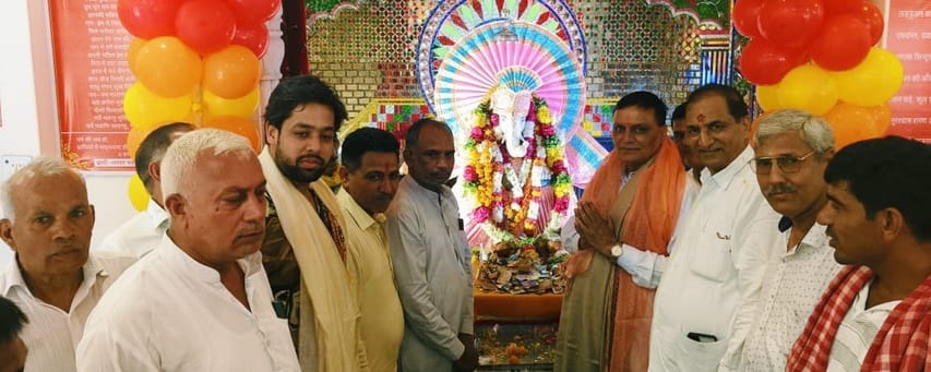 MLA Rajesh June participated in Ganesh Chaturthi festival