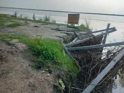 Saryu is decreasing rapidly... concern increases due to erosion in sensitive areas
