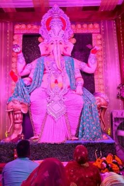 Establishment of Ganpati Bappa in pandals