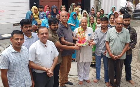 The chants of Ganpati Bappa Morya resonated in the district