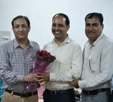 Newly appointed chief Dr. Jitendra and the executive took oath in Kuta elections