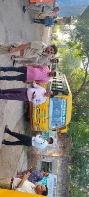 RTO and police launched a campaign, 33 school vehicles were challaned