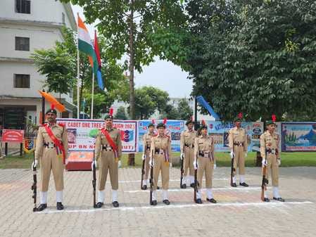 Brigadier inspected the NCC camp
