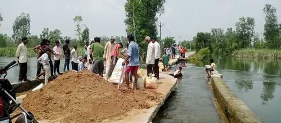 When the administration did not pay any attention, the villagers built the culvert themselves