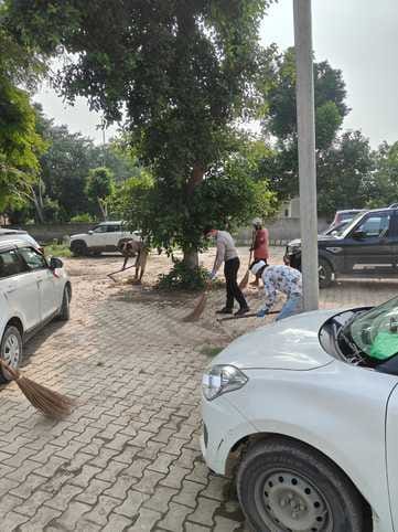 Officers and employees started cleanliness drive