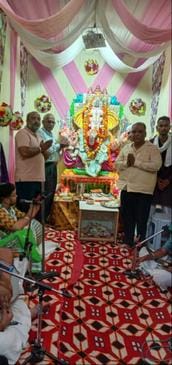 Ganpati Bappa Morya is echoing in the pandals
