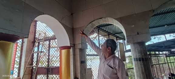 Crack appears in Avantika Devi temple, danger looms
