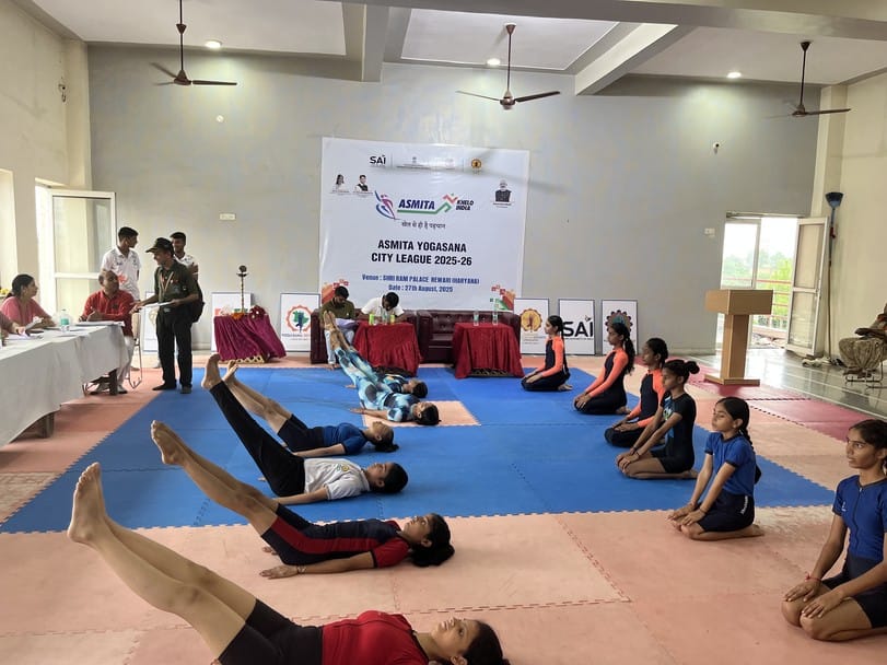 200 players participated in Asmita Yogasana City League