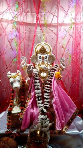 The chants of Ganpati Bappa continue to echo throughout the district