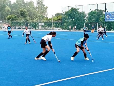 Hockey Astro Turf Stadium built at a cost of Rs 7.50 crore was inaugurated, transfer process is going on